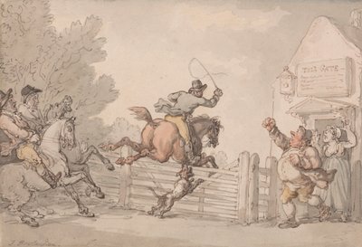Evading the Toll by Thomas Rowlandson